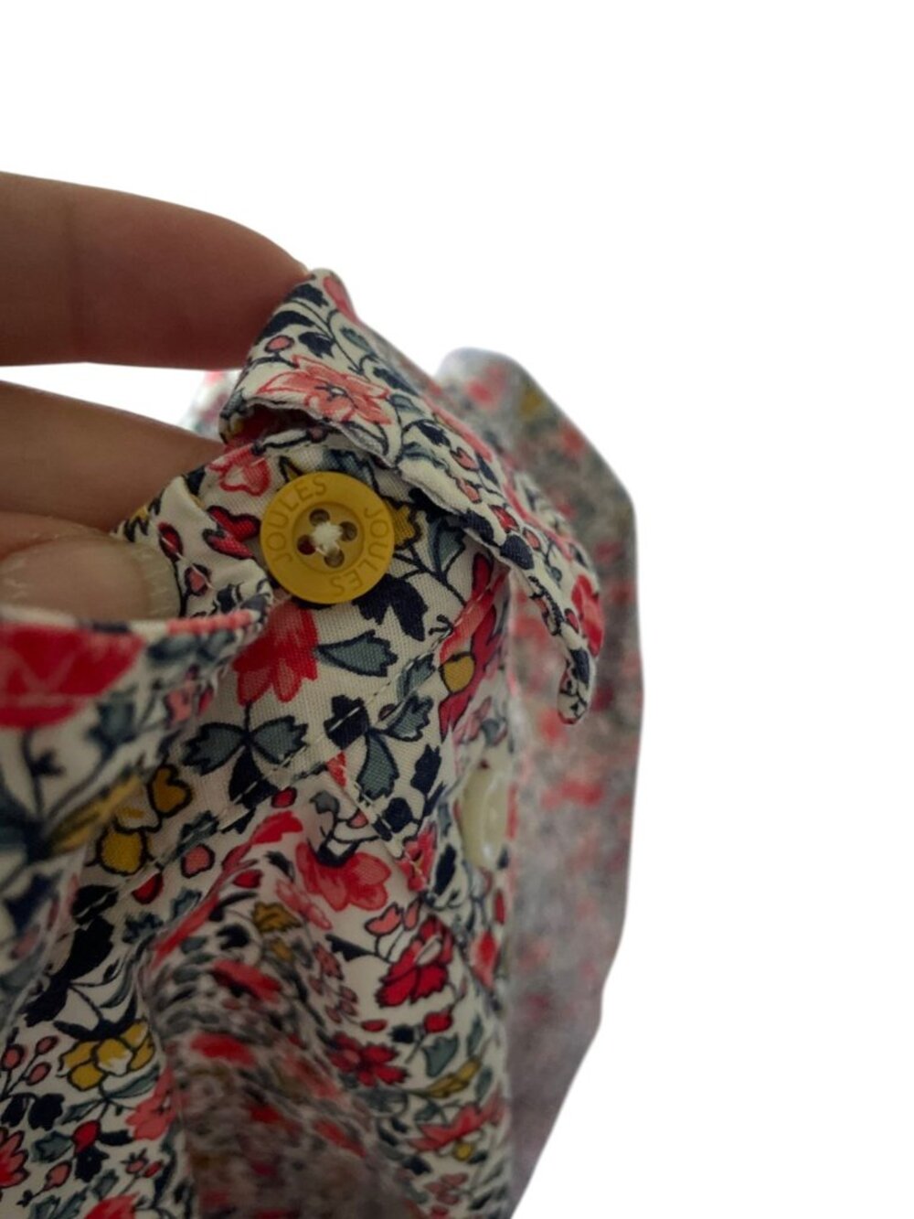 Joules SuperDuper Shirting Ditzy Floral Print 100% Cotton Button Down Blouse 14 - Picture 4 of 10